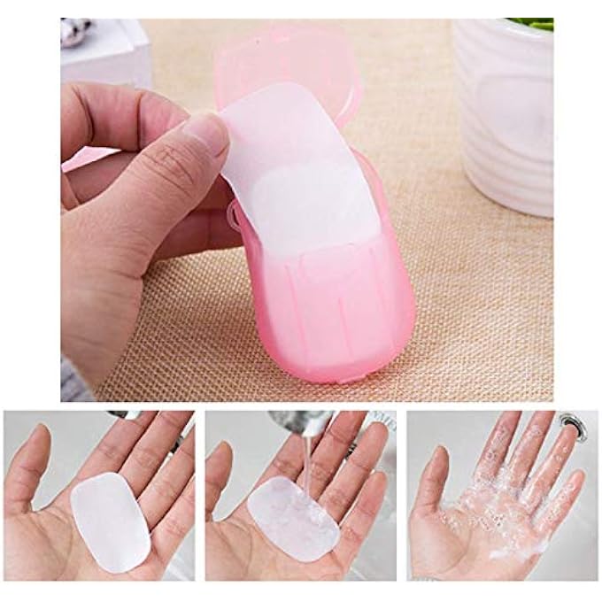 YTM 4 BOX PAPER SOAP CLEAN SOFT BATH FOR TRAVEL IN FLAVOUR DESIGN TUBE SHAPE BOTTLE - Image 4